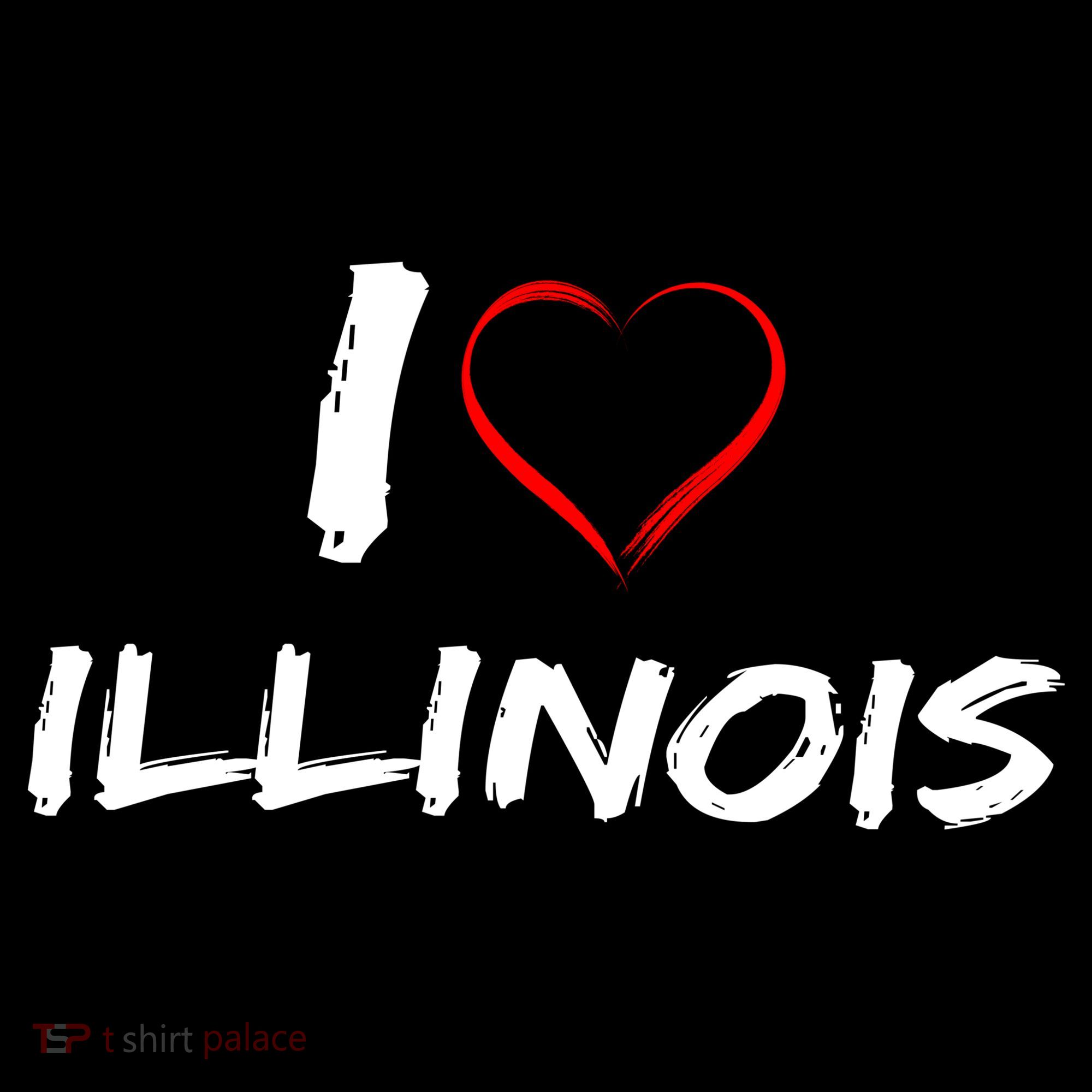 I Heart Illinois  Baby Bodysuit