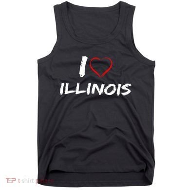I Heart Illinois  Tank Top