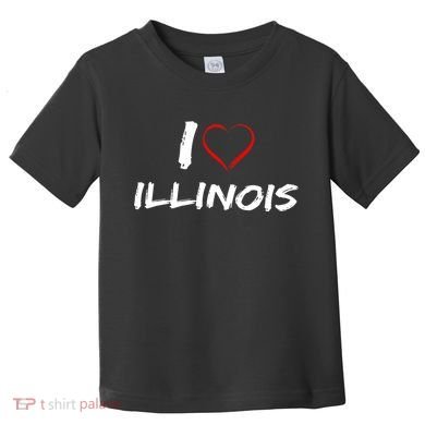 I Heart Illinois  Toddler T-Shirt