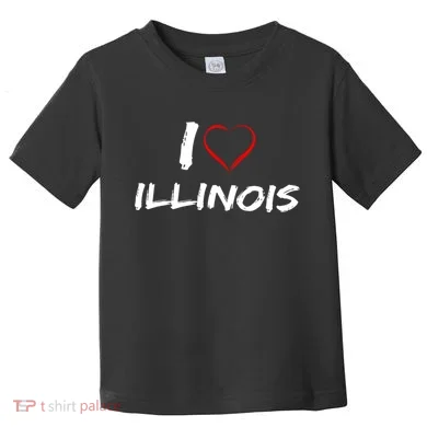 I Heart Illinois  Toddler T-Shirt