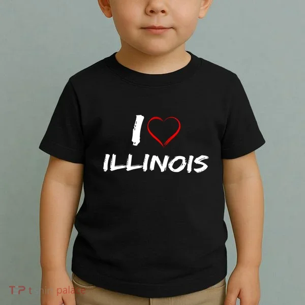 I Heart Illinois  Toddler T-Shirt