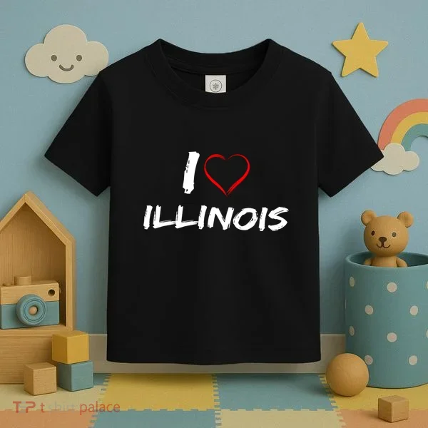 I Heart Illinois  Toddler T-Shirt
