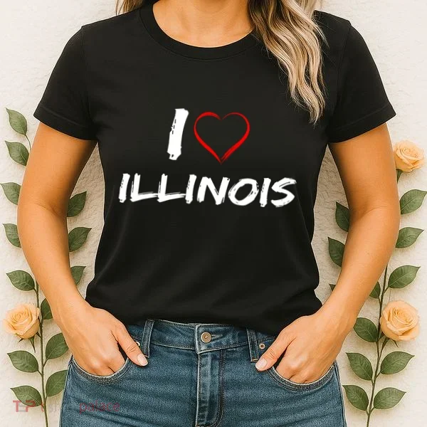 I Heart Illinois  Women's T-Shirt