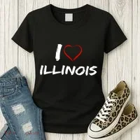 I Heart Illinois  Women's T-Shirt thumb 3
