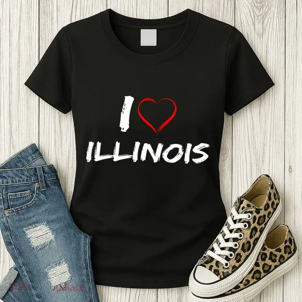 I Heart Illinois  Women's T-Shirt