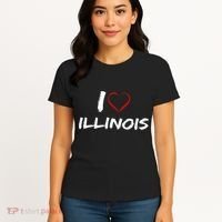 I Heart Illinois  Women's T-Shirt thumb 4