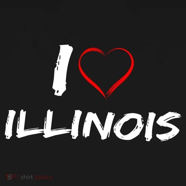 I Heart Illinois  Women's T-Shirt