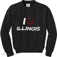 I Heart Illinois  Kids Sweatshirt thumb 0