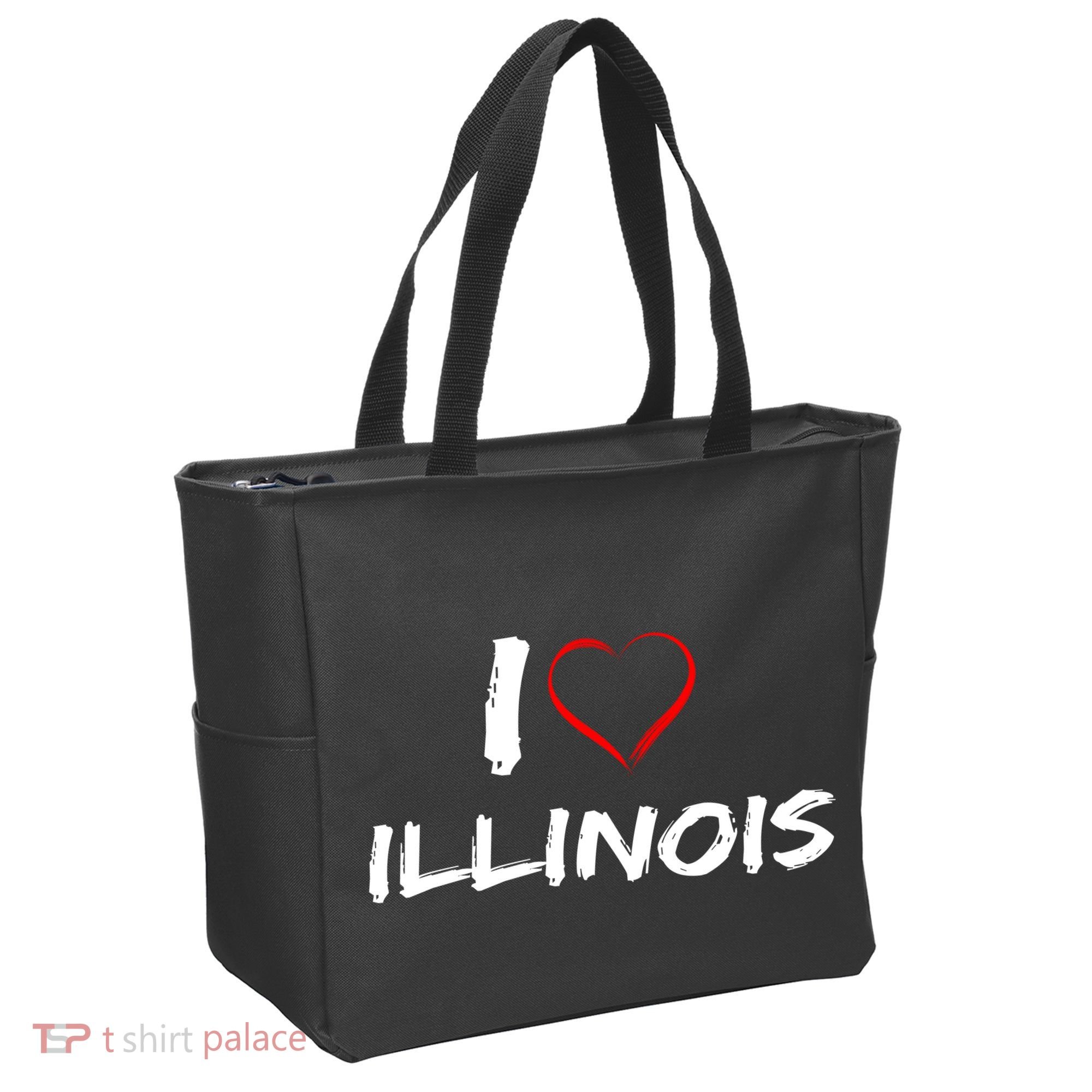 I Heart Illinois  Tote Bag