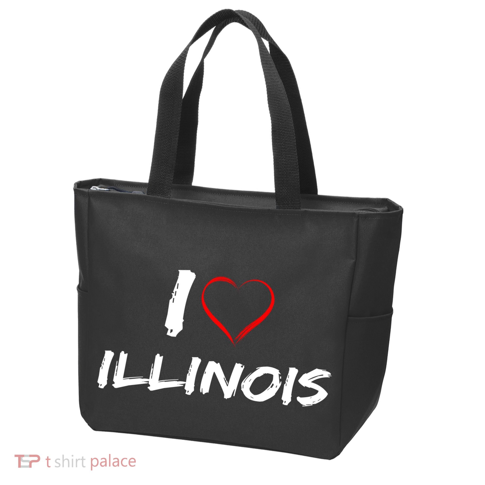 I Heart Illinois  Tote Bag
