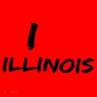 I Heart Illinois  Santa Hat thumb 1