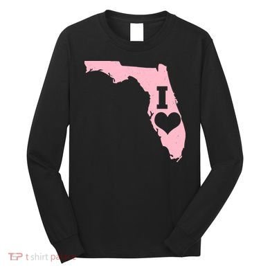 I Heart Love Florida State Long Sleeve Shirt