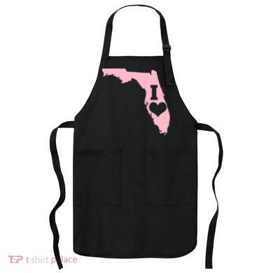 I Heart Love Florida State Apron