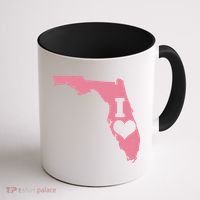 I Heart Love Florida State Coffee Mug thumb 1