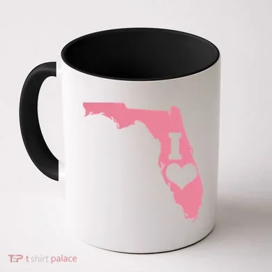 I Heart Love Florida State Coffee Mug