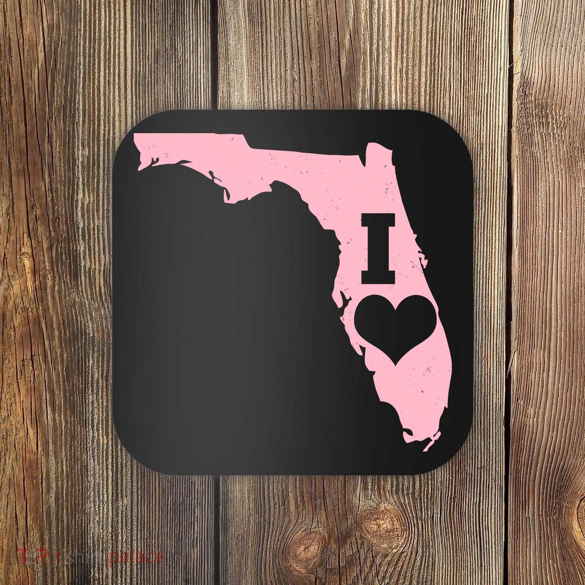 I Heart Love Florida State Coaster