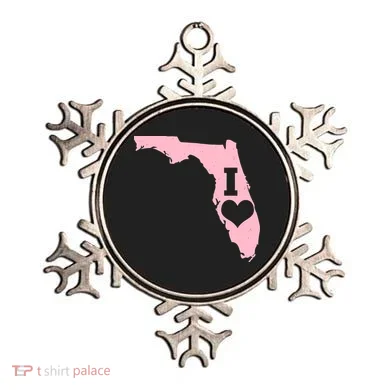 I Heart Love Florida State Ornament