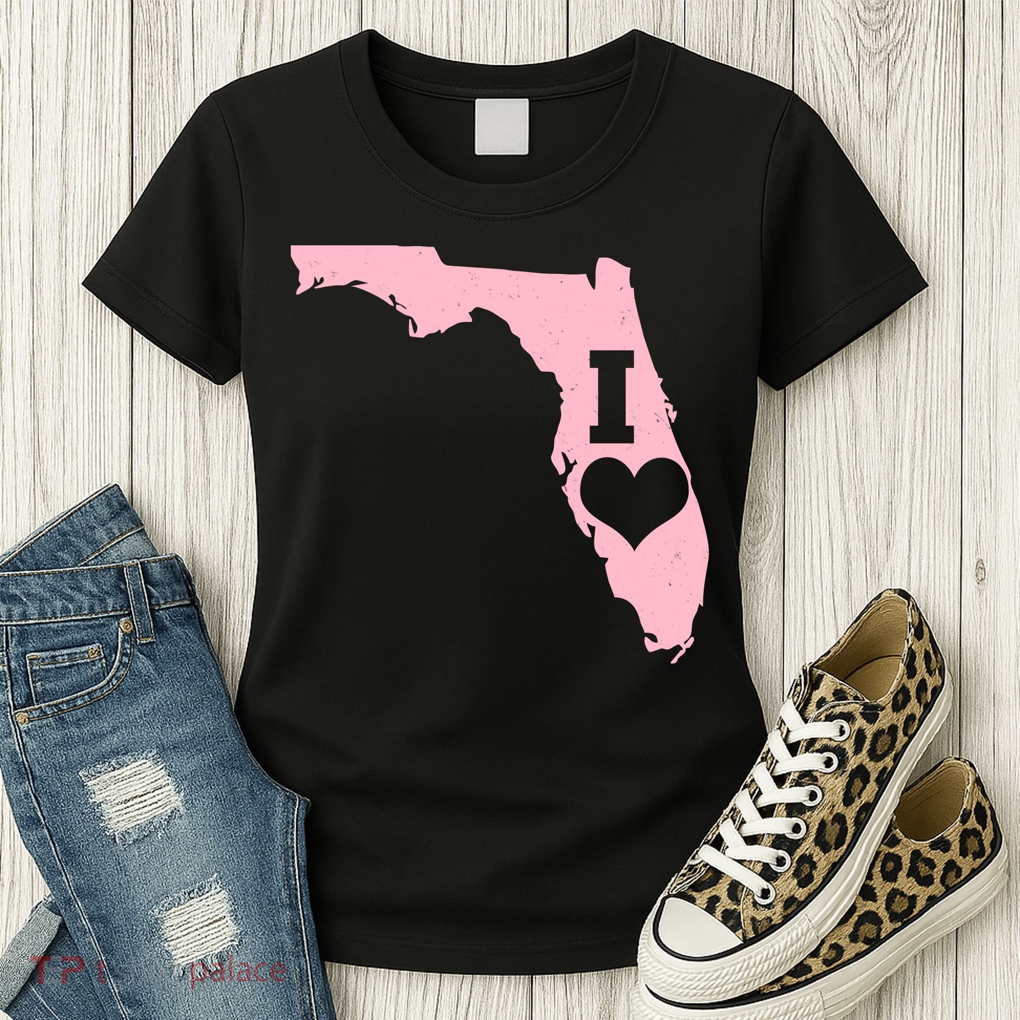 I Heart Love Florida State Women's T-Shirt