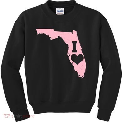 I Heart Love Florida State Kids Sweatshirt