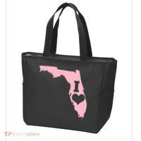 I Heart Love Florida State Tote Bag thumb 3