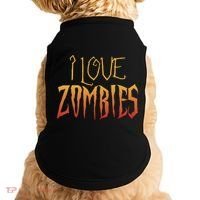 I Heart love Zombies Doggie Tank thumb 0