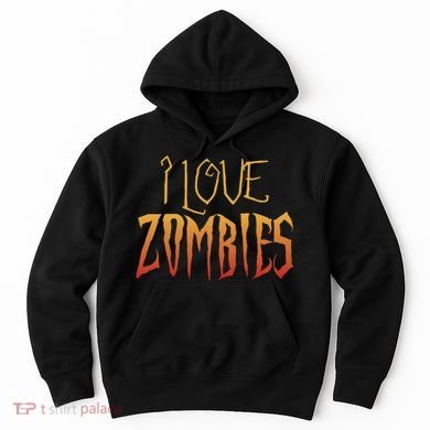 I Heart love Zombies Hoodie