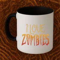 I Heart love Zombies Coffee Mug thumb 2