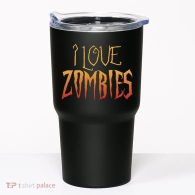 I Heart love Zombies Tumbler