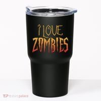 I Heart love Zombies Tumbler thumb 0