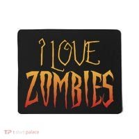 I Heart love Zombies Mousepad thumb 0