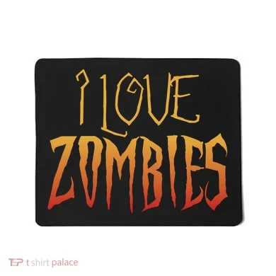 I Heart love Zombies Mousepad
