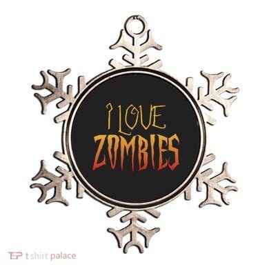 I Heart love Zombies Ornament
