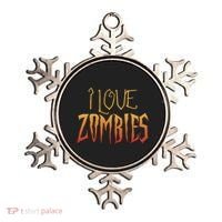 I Heart love Zombies Ornament thumb 0