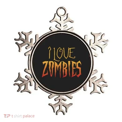 I Heart love Zombies Ornament