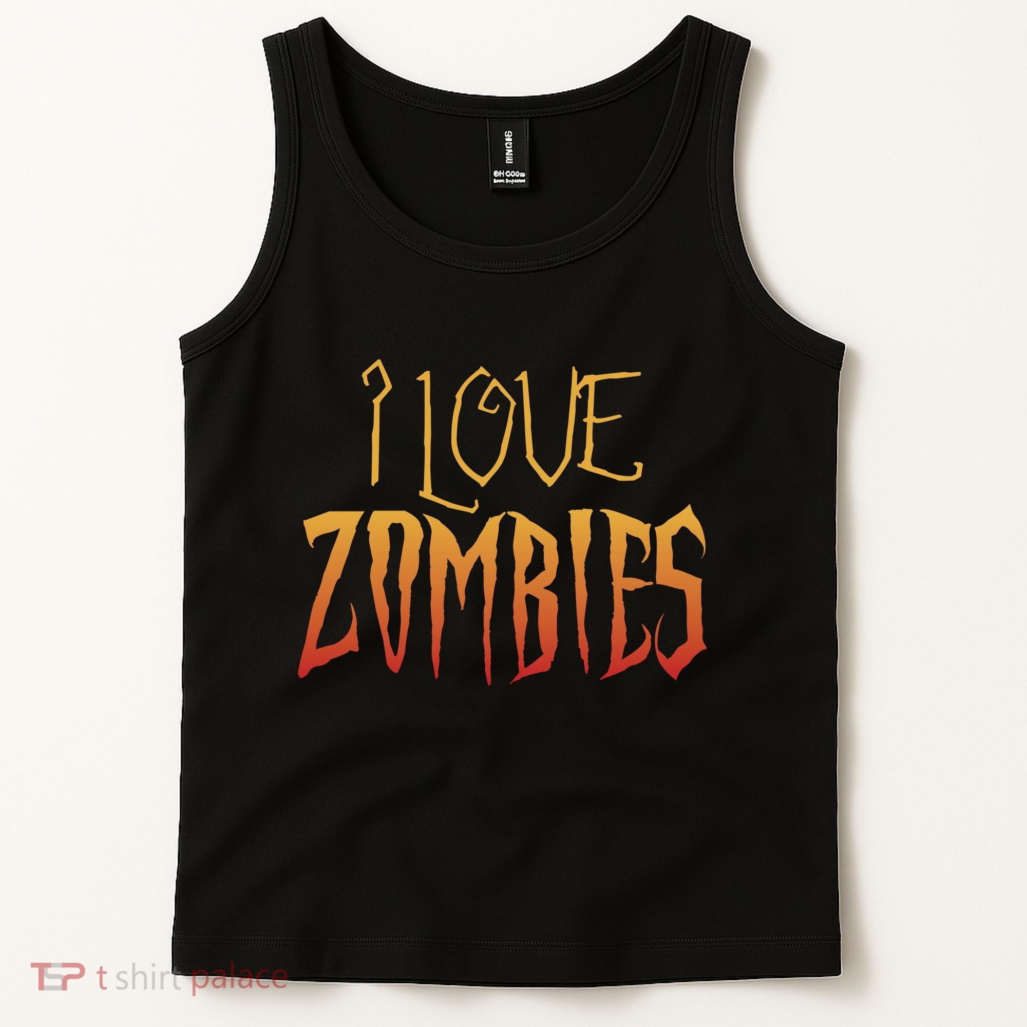 I Heart love Zombies Tank Top