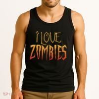 I Heart love Zombies Tank Top thumb 3