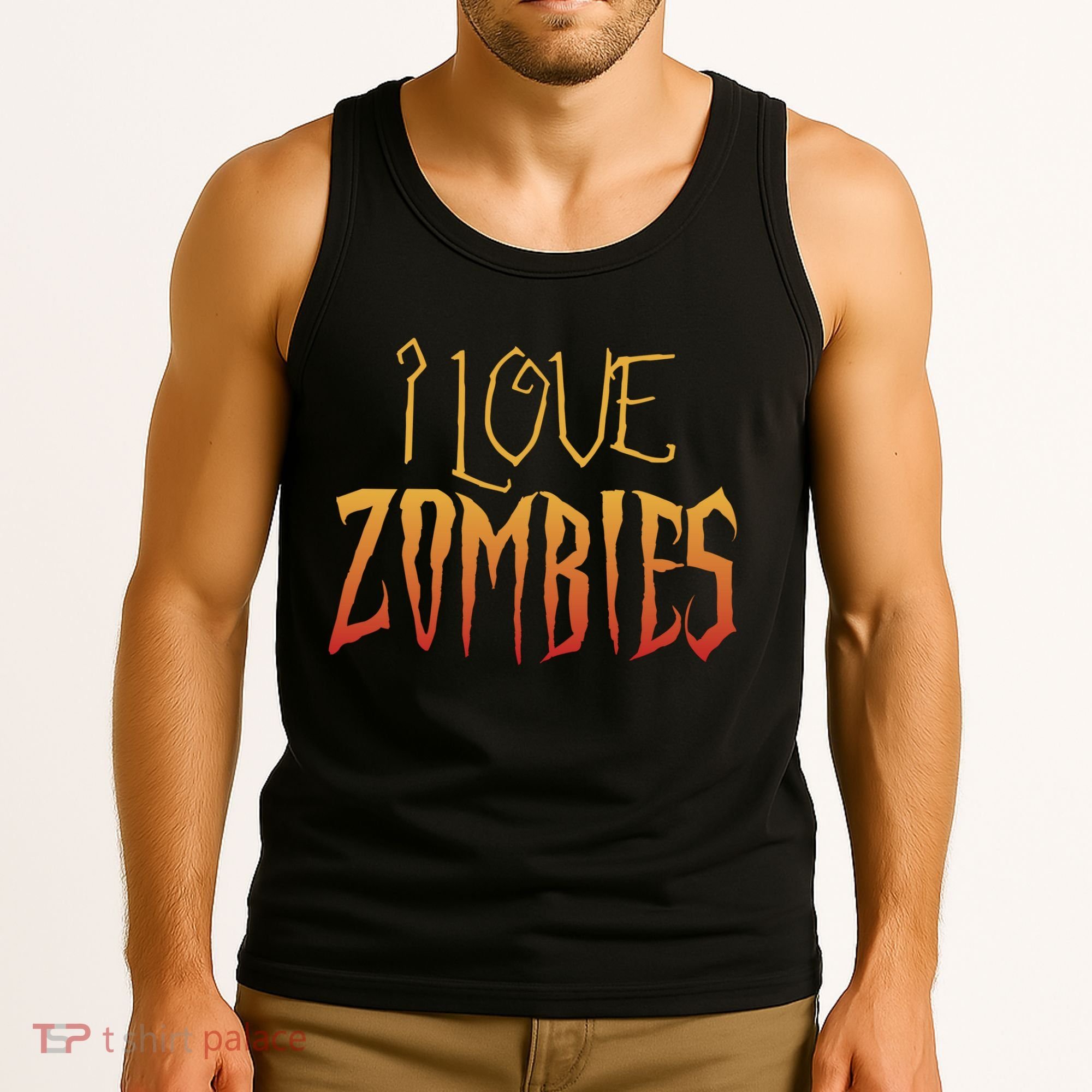 I Heart love Zombies Tank Top