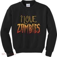 I Heart love Zombies Kids Sweatshirt thumb 0
