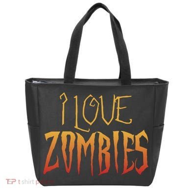 I Heart love Zombies Tote Bag