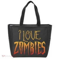I Heart love Zombies Tote Bag thumb 0