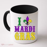 I Heart Mardi Gras Coffee Mug thumb 0