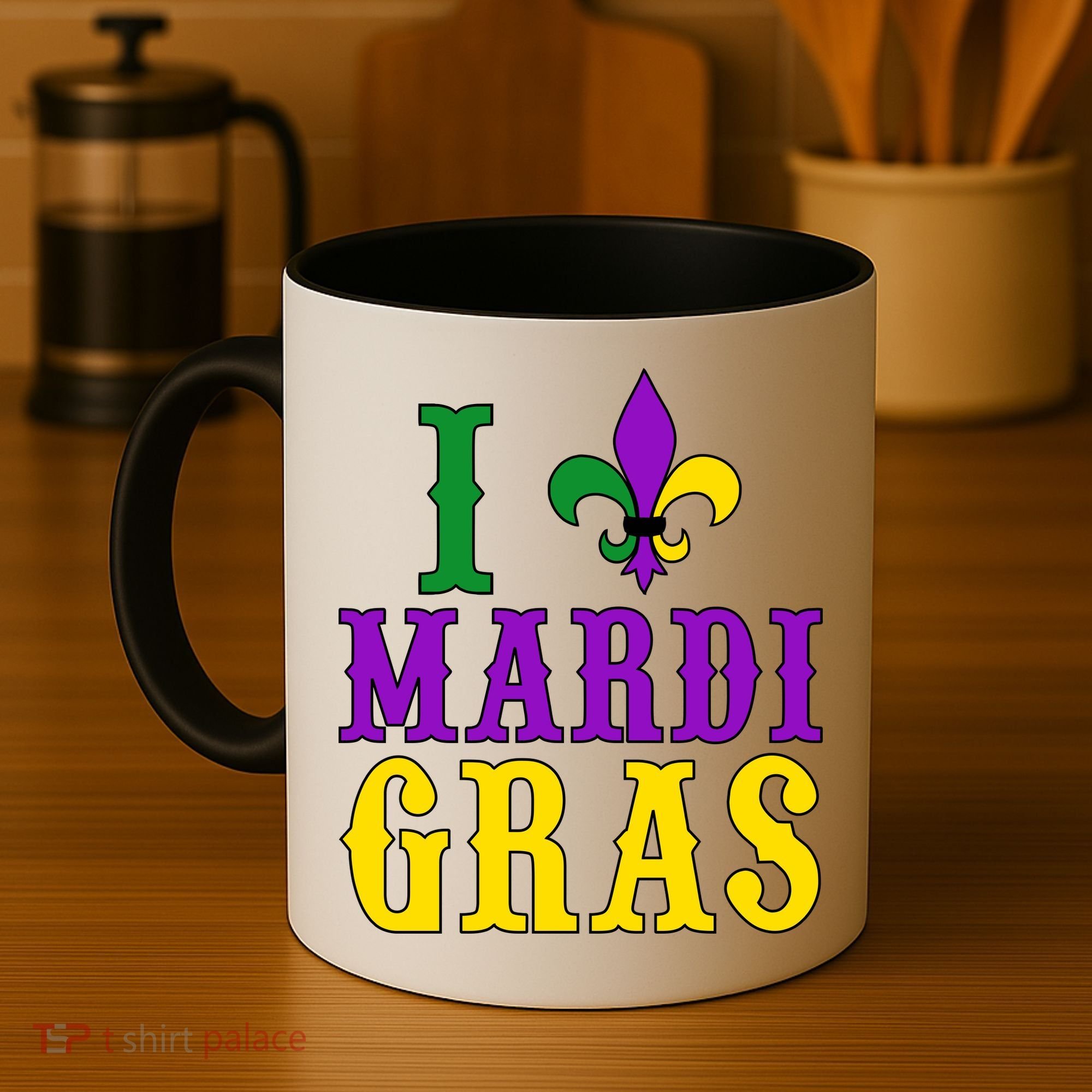 I Heart Mardi Gras Coffee Mug