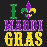 I Heart Mardi Gras Beanie thumb 2