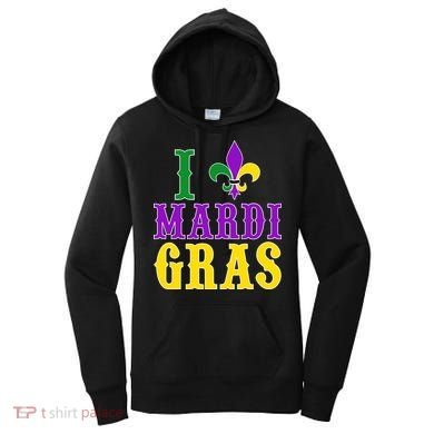 I Heart Mardi Gras Women's Hoodie