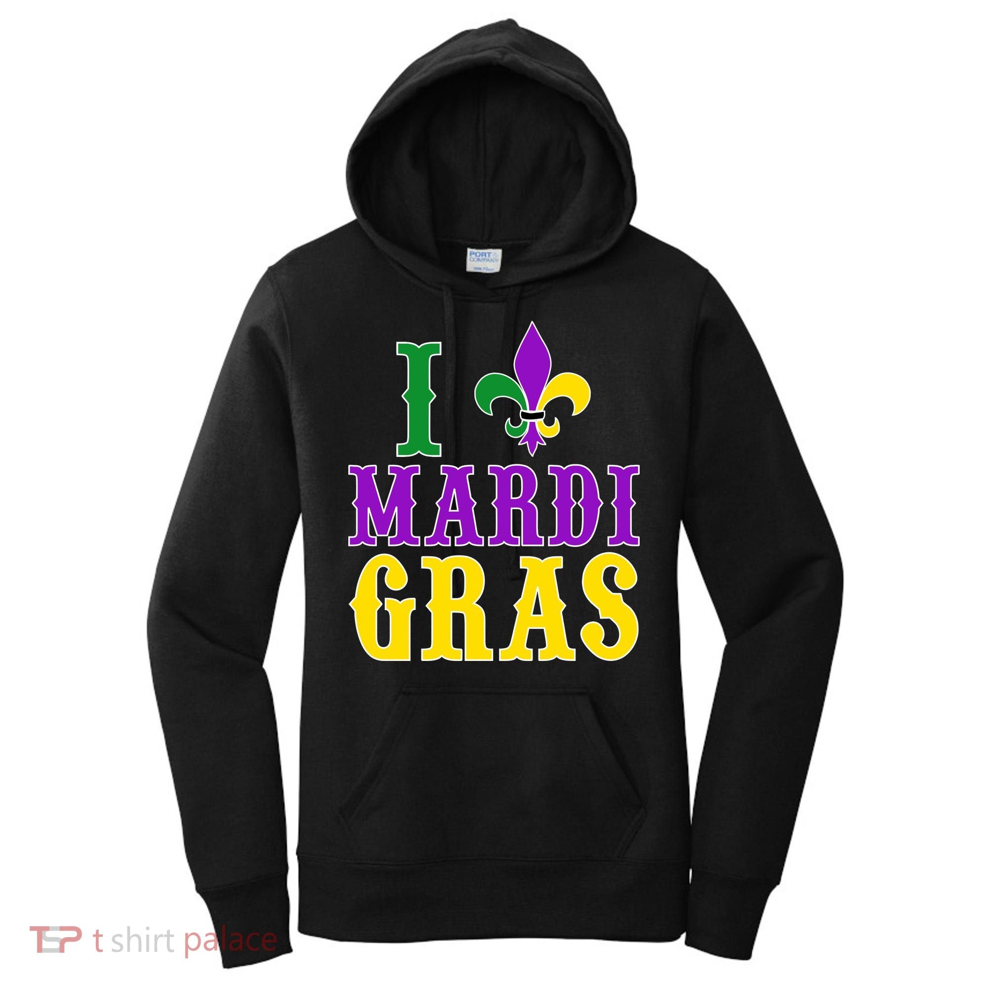 I Heart Mardi Gras Women's Hoodie