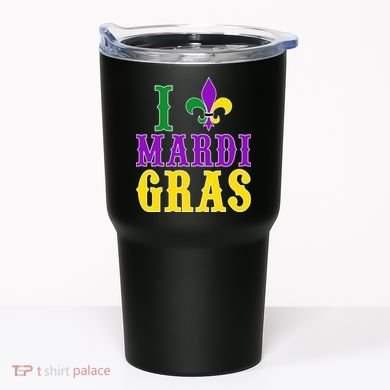 I Heart Mardi Gras Tumbler