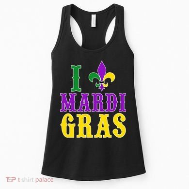 I Heart Mardi Gras Women's Tank Top