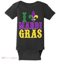 I Heart Mardi Gras Baby Bodysuit thumb 0