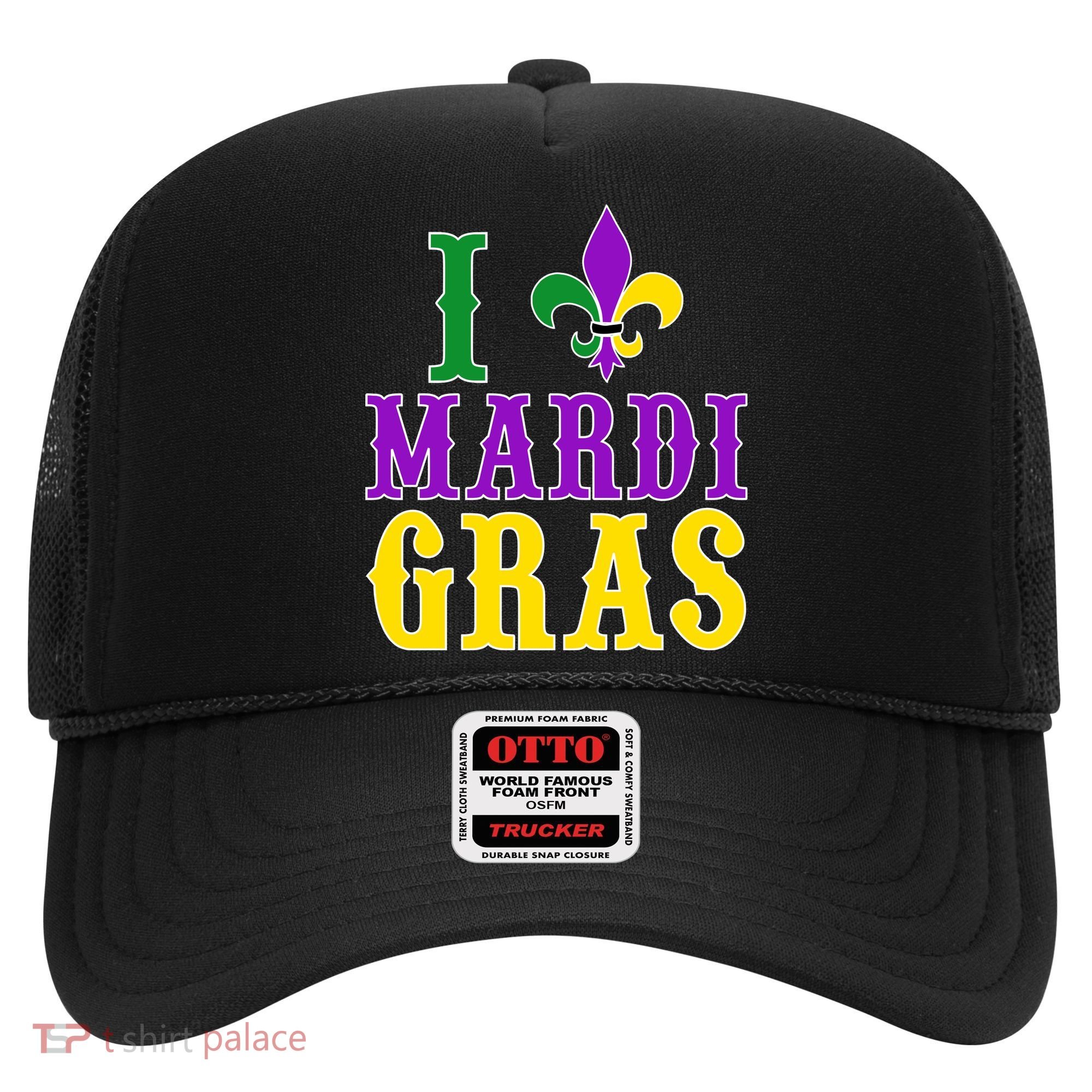 I Heart Mardi Gras Hat