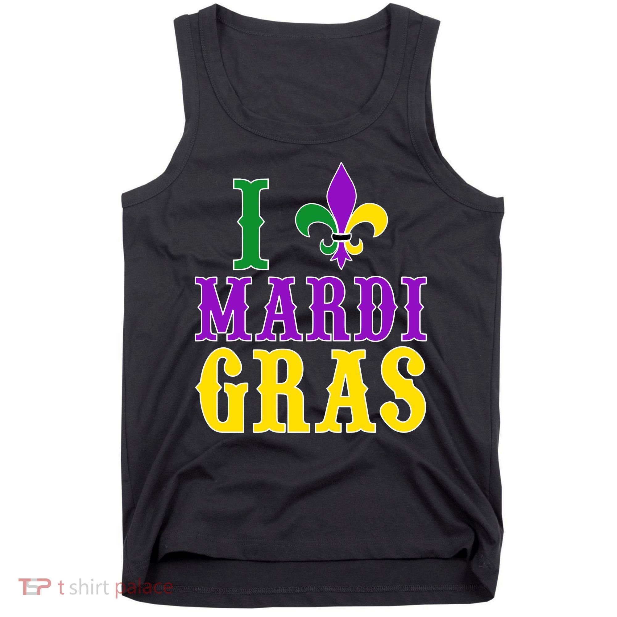 I Heart Mardi Gras Tank Top
